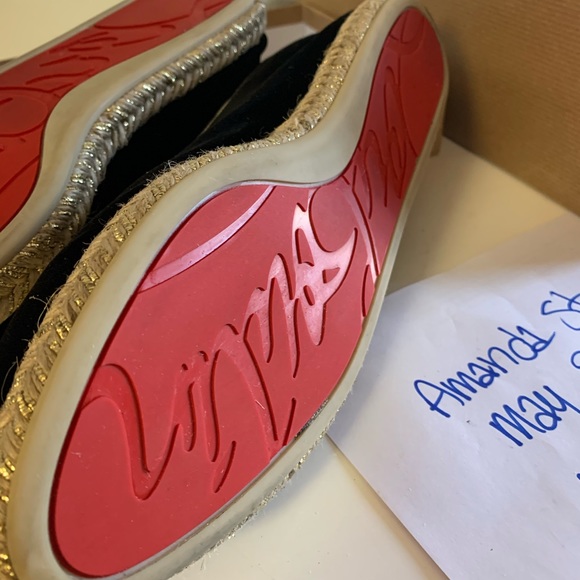 RARE Louboutin flats Noemie Playa Velvet Flat 😍 - Picture 9 of 9